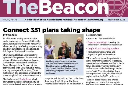 MMA publishes November issue of The Beacon